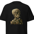 Vincent Van Gogh Skeleton Smoking Cigarette t-shirt