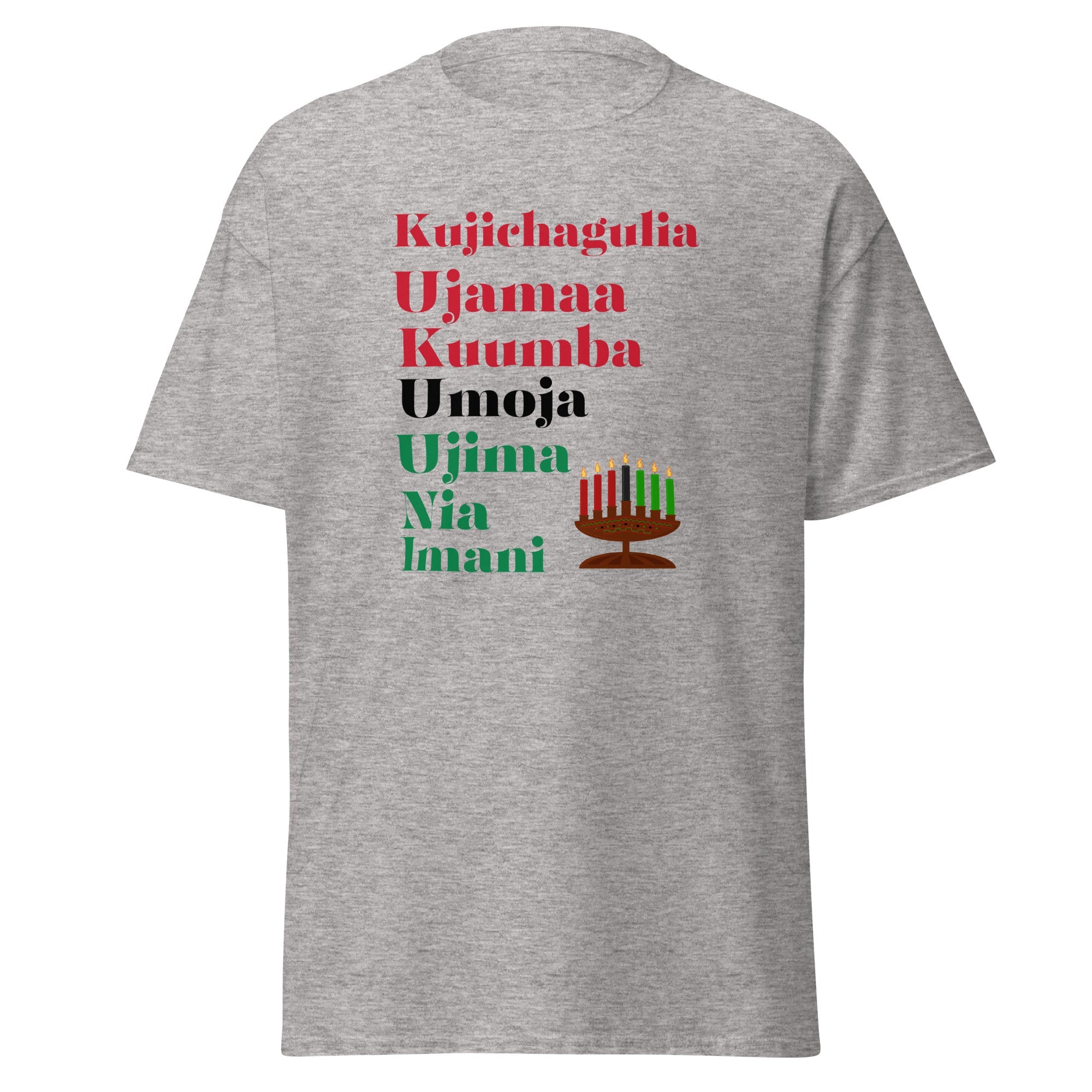 Kwanzaa t-shirt, gift idea for Kwanzaa, African attire shirt, black Christmas tee, 7 principles of kwanzaa, Afrocentric, ethnic history tee,
