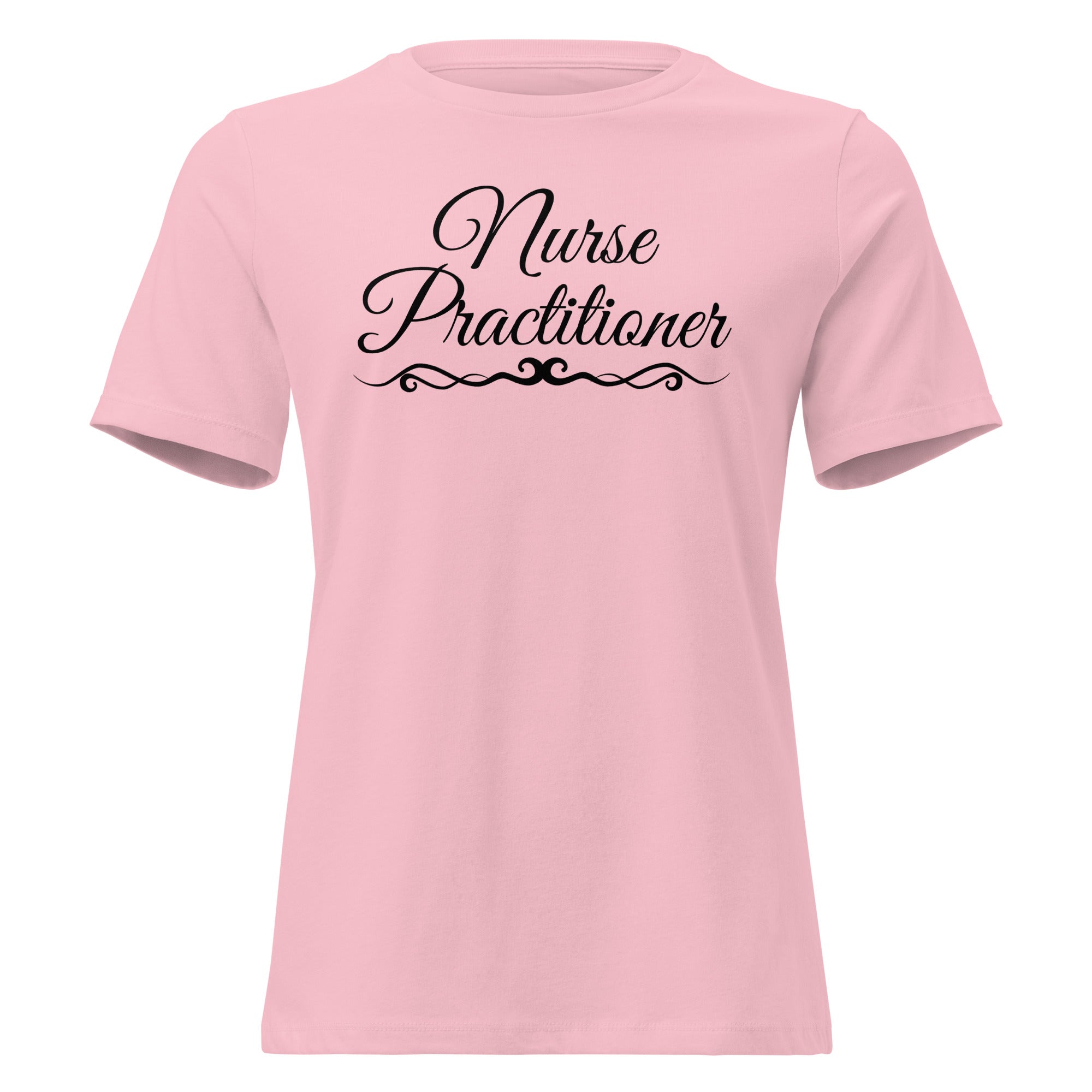 Proud NP - black script- Women's Relaxed T-Shirt